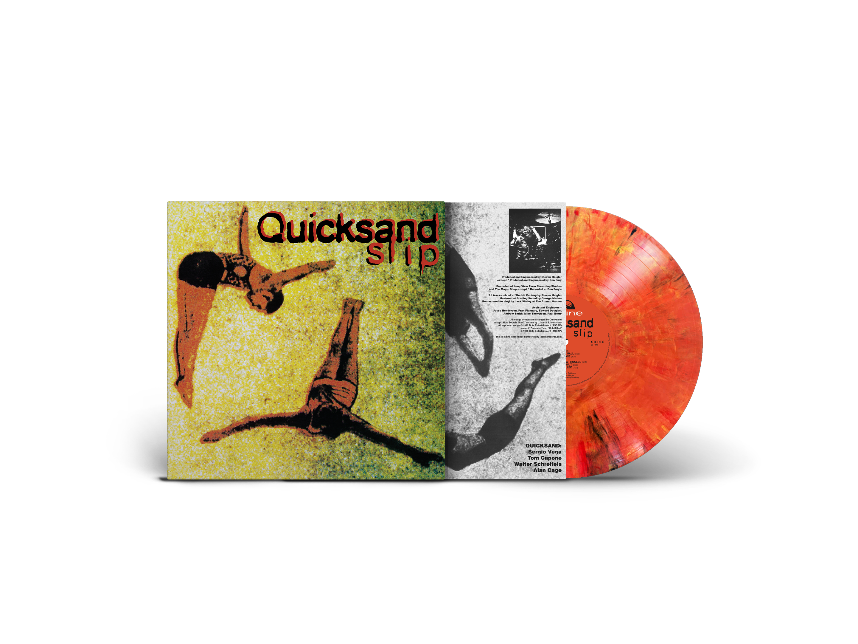 QUICKSAND ‘SLIP’ 30TH ANNIVERSARY LP - EXCLUSIVE - LTD. 1000 -  RED/BLACK/YELLOW/MARBLE