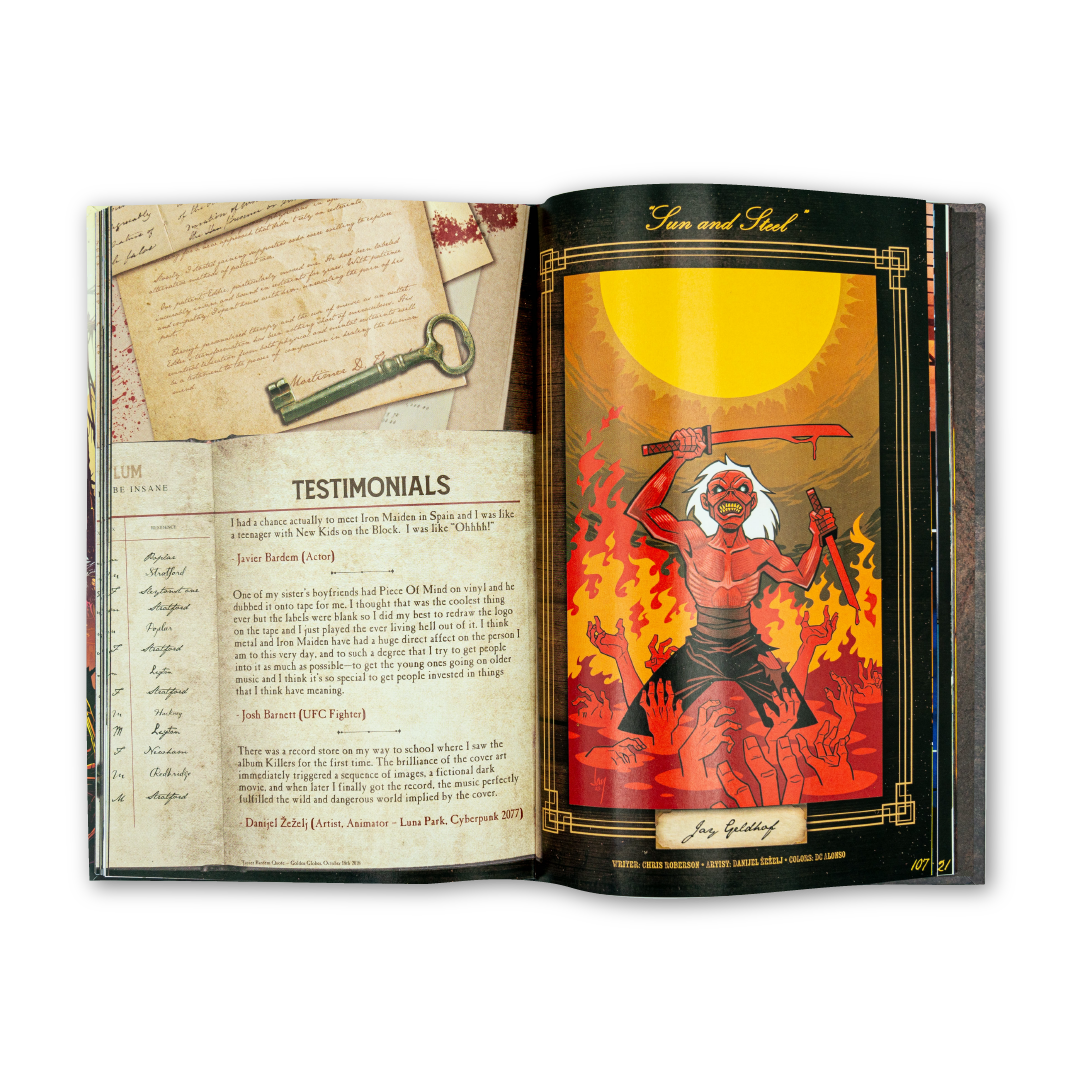 IRON MAIDEN: PIECE OF MIND - HARDCOVER EDITION