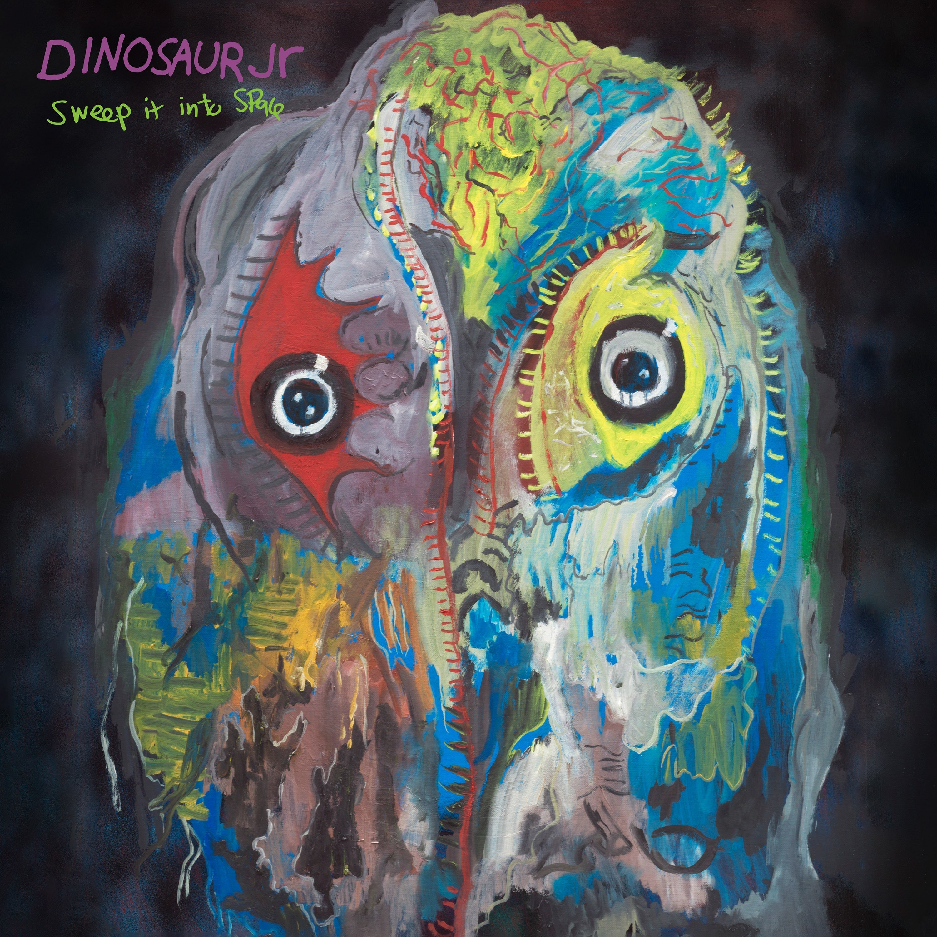 DINOSAUR JR. 'SWEEP IT INTO SPACE' LP - TRANSLUCENT PURPLE RIPPLE