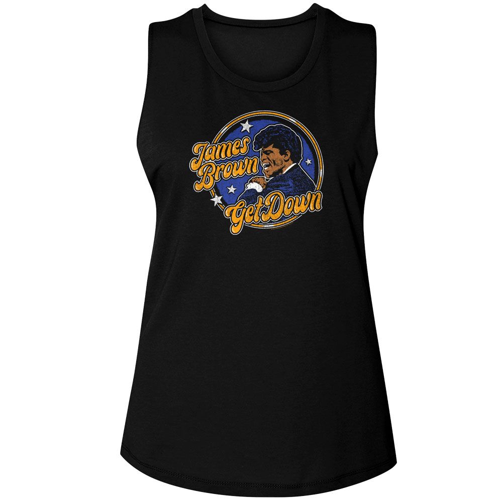 JAMES BROWN - GET DOWN CIRCLE LADIES SHIRT