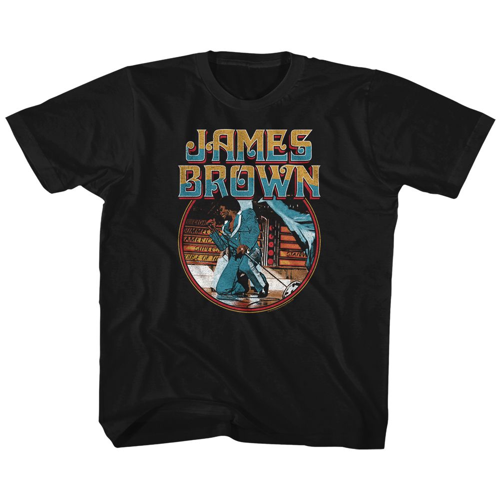 JAMES BROWN - KNEEL CIRCLE YOUTH SHIRT