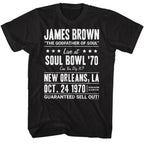 JAMES BROWN - SOUL BOWL 1970 SHIRT