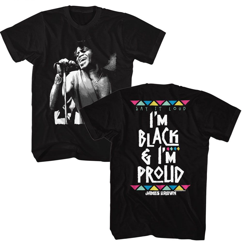 JAMES BROWN - BLACK AND PROUD SHIRT