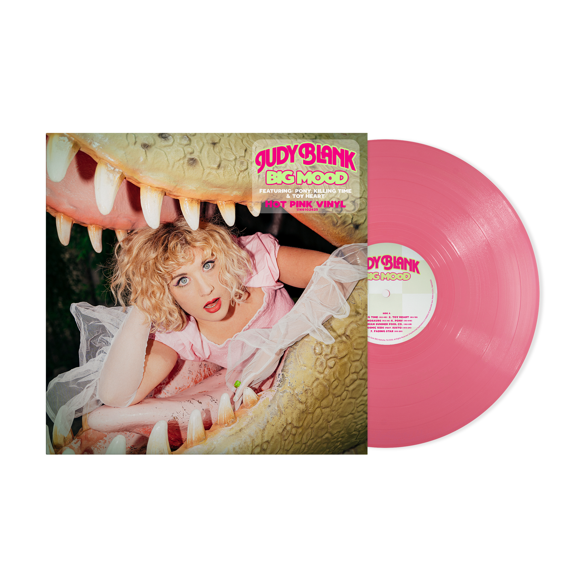 JUDY BLANK 'BIG MOOD' LP (Opaque Hot Pink Vinyl)