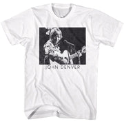 JOHN DENVER - PLAYING GUITAR BW SHIRT