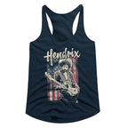 JIMI HENDRIX - FLAG HENDRIX LADIES SHIRT