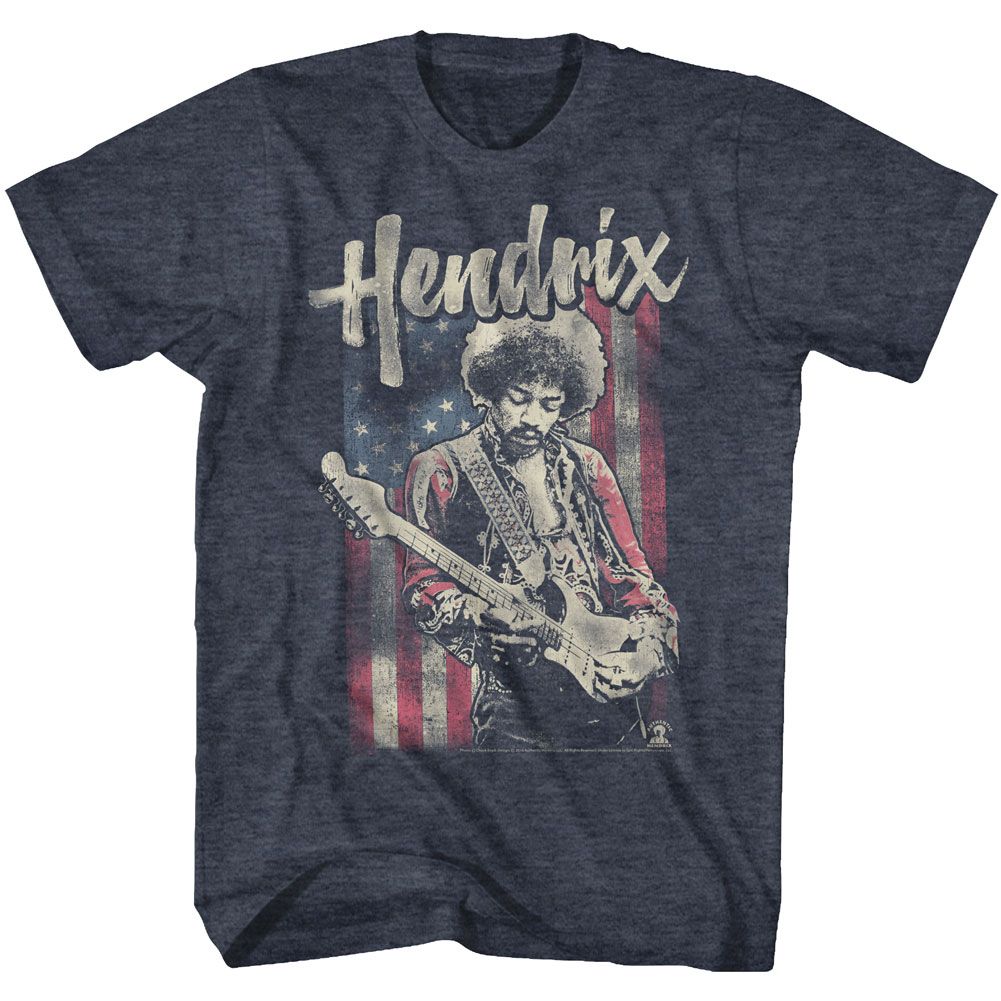 JIMI HENDRIX - FLAG HENDRIX SHIRT