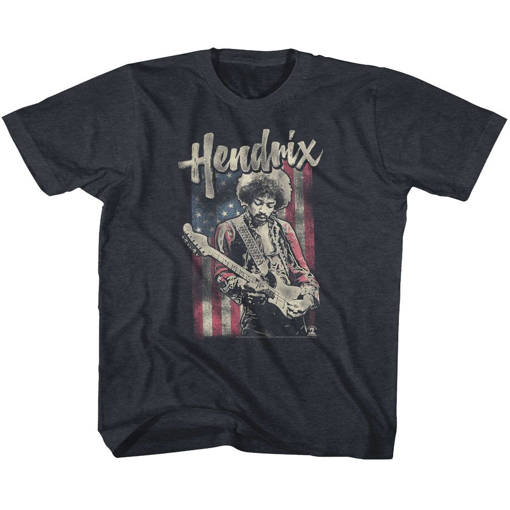 JIMI HENDRIX - FLAG HENDRIX YOUTH SHIRT