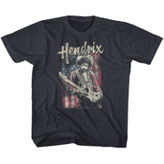 JIMI HENDRIX - FLAG HENDRIX YOUTH SHIRT