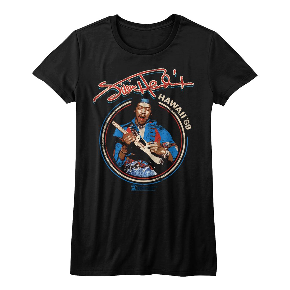 JIMI HENDRIX - HAWAII 69 LADIES SHIRT