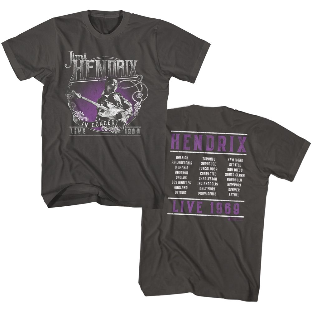 JIMI HENDRIX - LIVE 1969 SHIRT