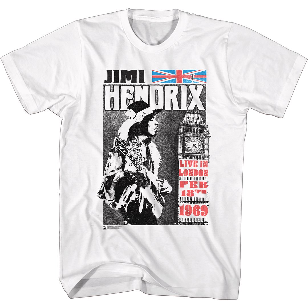 JIMI HENDRIX - LIVE IN LONDON SHIRT