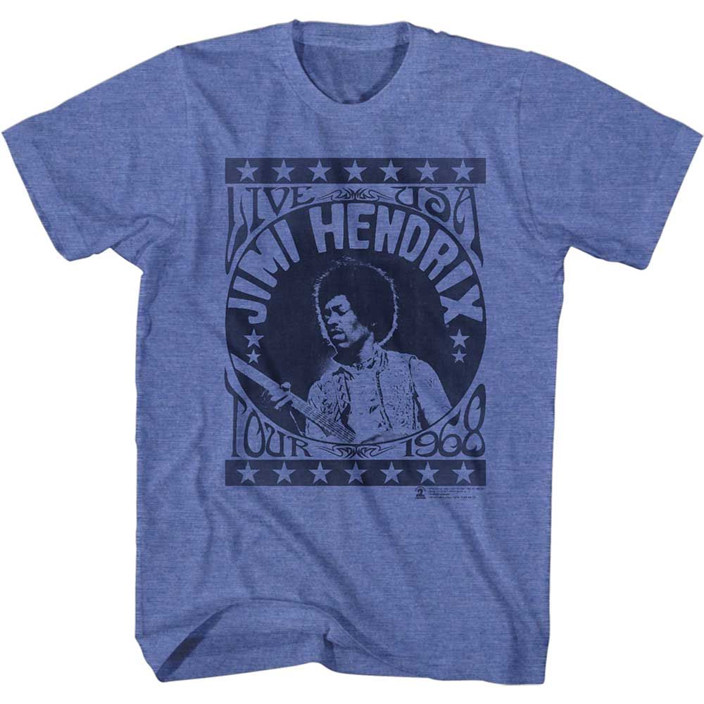 JIMI HENDRIX - LIVE USA TOUR 68 SHIRT