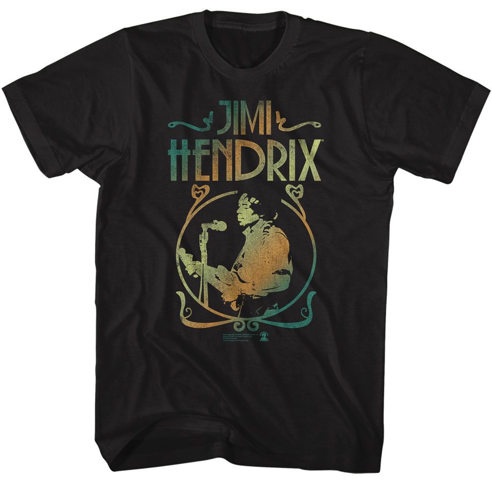 JIMI HENDRIX - GRADIENT CIRCLE SHIRT