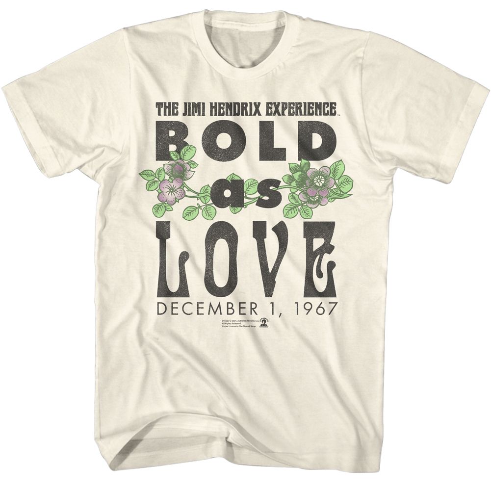 JIMI HENDRIX - BOLD AS LOVE 67 SHIRT