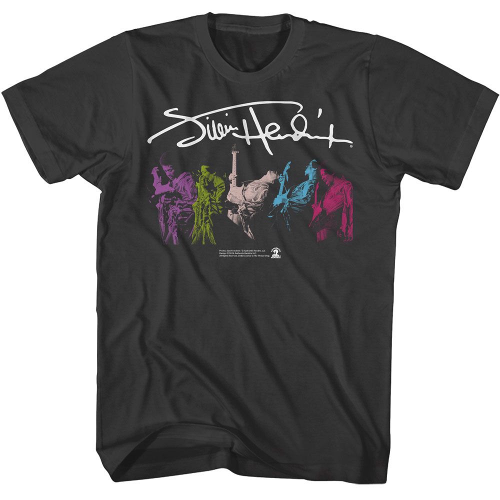 JIMI HENDRIX - SIGNATURE AND MULTI PHOTO SHIRT