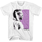 JIMI HENDRIX - HANDWRITTEN LYRICS SHIRT