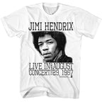 JIMI HENDRIX - LIVE IN CONCERT SHIRT
