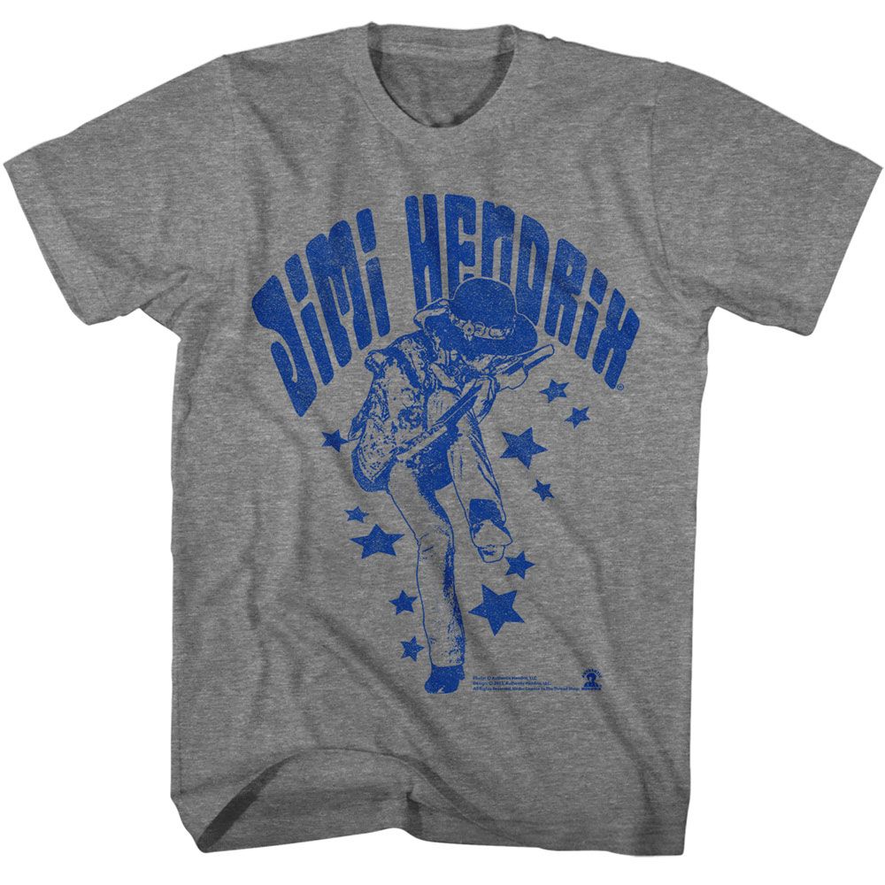 JIMI HENDRIX - NAME AND STARS SHIRT