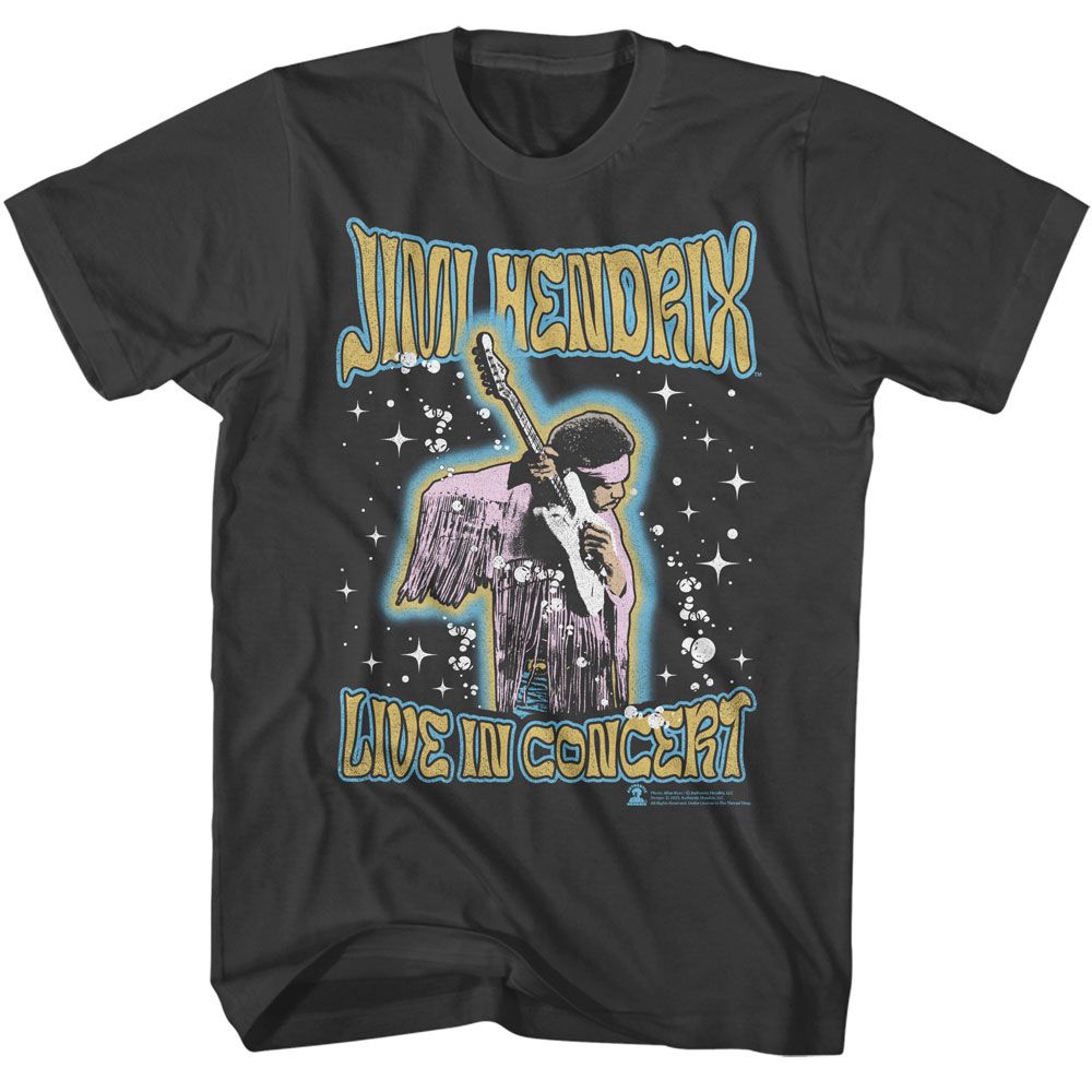 JIMI HENDRIX - GUITAR PLAYING OUTER GLOW SHIRT