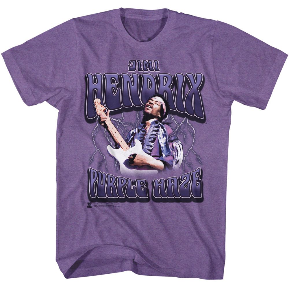 JIMI HENDRIX - PURPLE HAZE LIGHTNING SHIRT