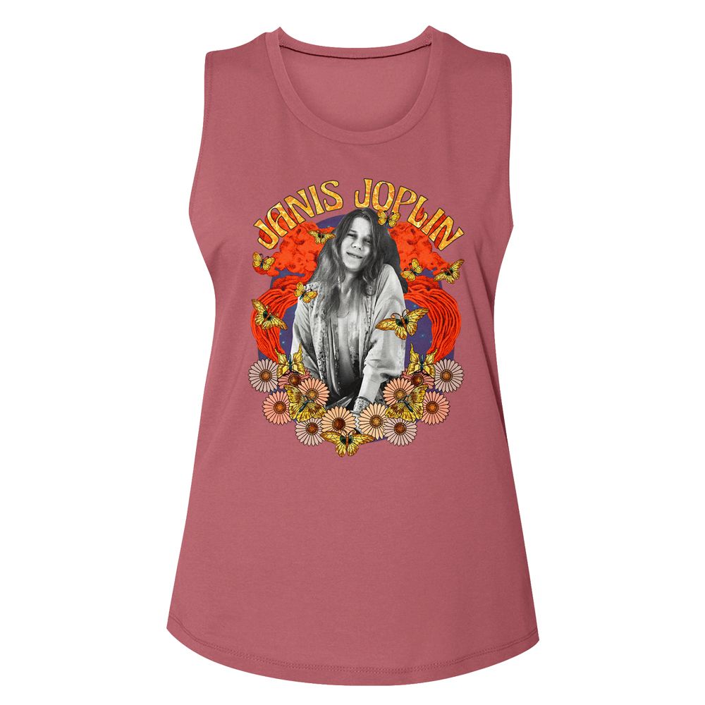 JANIS JOPLIN - COLLAGE LADIES SHIRT