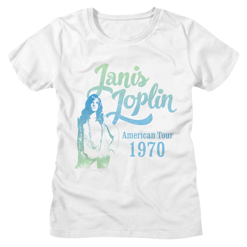 JANIS JOPLIN - GRADIENT LADIES SHIRT