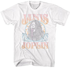 JANIS JOPLIN - FADED ART NOVEAU CIRCLE SHIRT