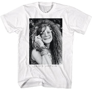 JANIS JOPLIN - BW GLASSES SHIRT