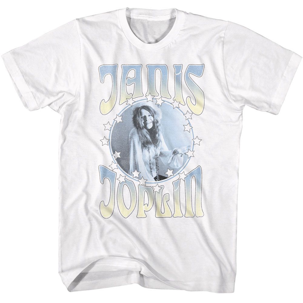 JANIS JOPLIN - CIRCLE WITH STARS SHIRT