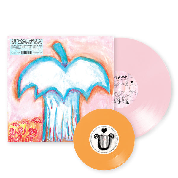 DEERHOOF 'APPLE O' 20TH ANNIVERSARY LP + 7" - COTTON CANDY