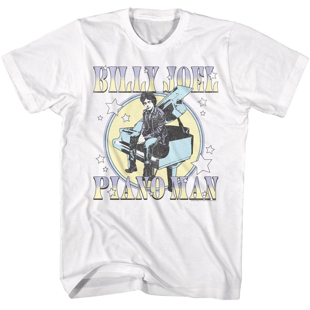 BILLY JOEL - PASTEL PIANO MAN SHIRT