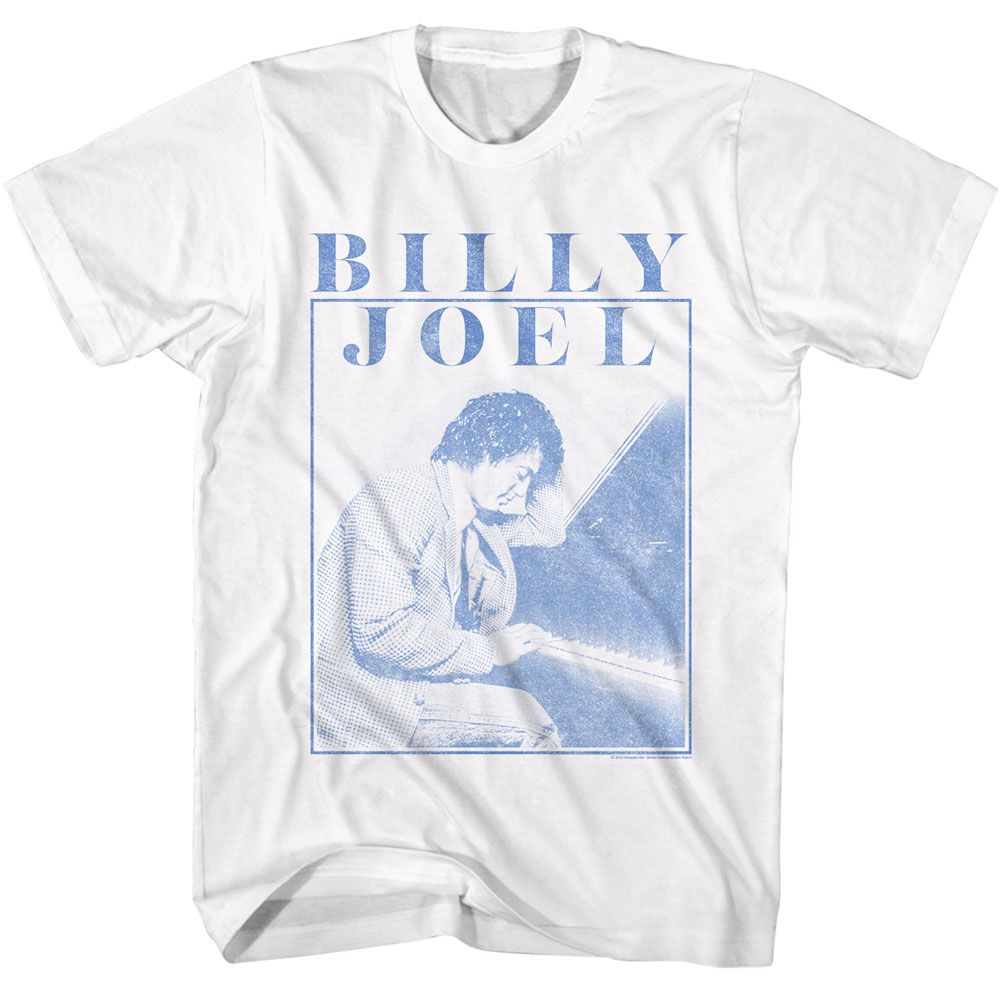 BILLY JOEL - PLAYING PIANO PHOTO SHIRT
