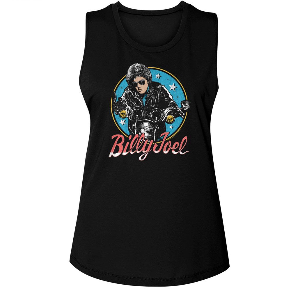 BILLY JOEL - BIKES AND STARS LADIES SHIRT