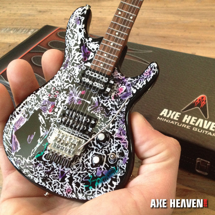 JOE SATRIANI FLYING IN A BLUE DREAM MINIATURE GUITAR REPLICA COLLECTIBLE