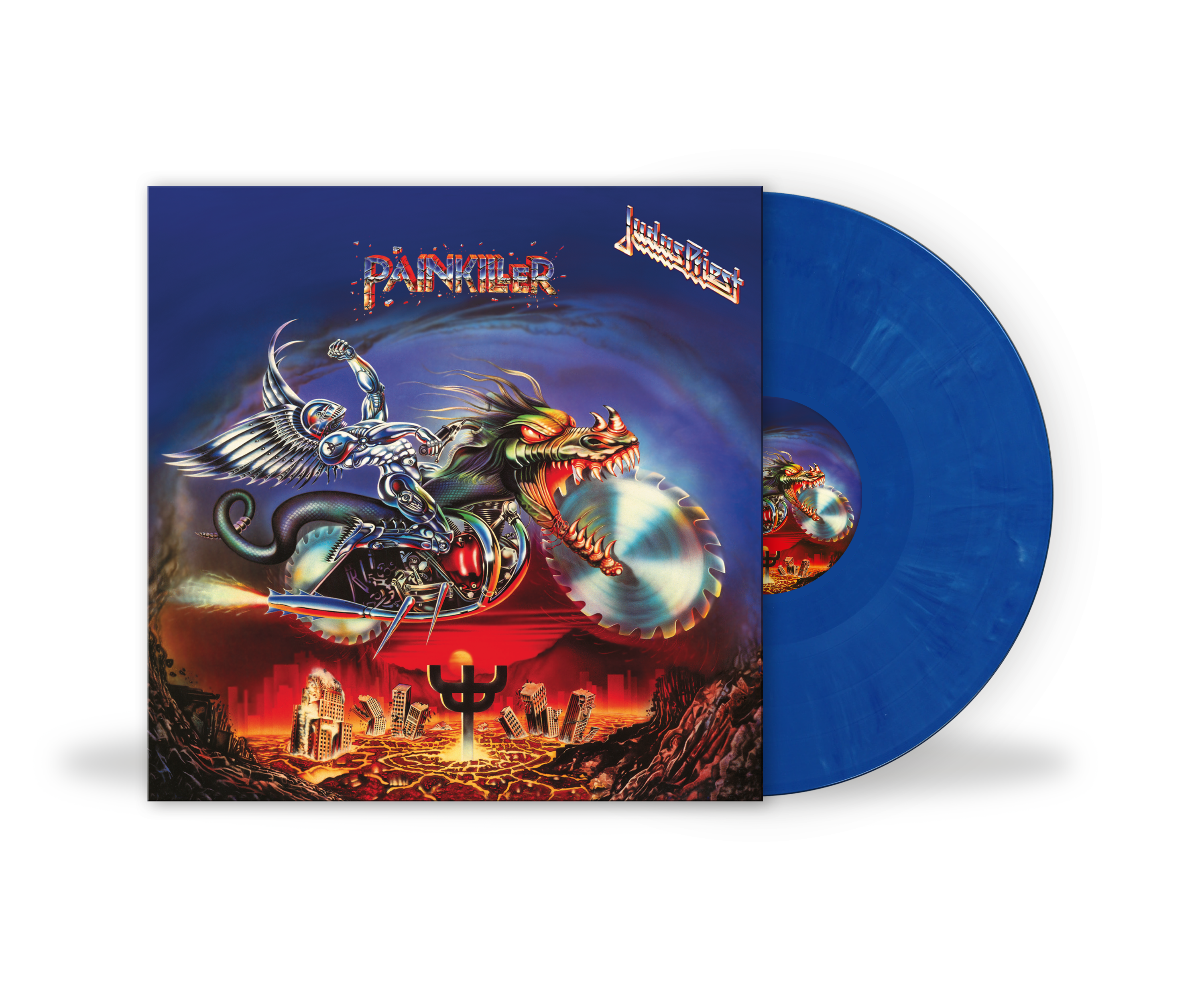 JUDAS PRIEST ‘PAINKILLER’ 35TH ANNIVERSARY LP - LTD. - BLUE