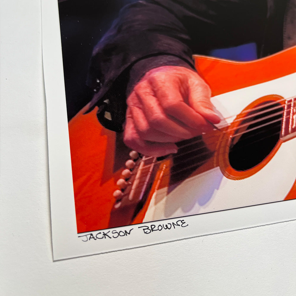JACKSON BROWNE 16" x 20" LIMITED EDITION PHOTO PRINT