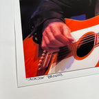 JACKSON BROWNE 16" x 20" LIMITED EDITION PHOTO PRINT