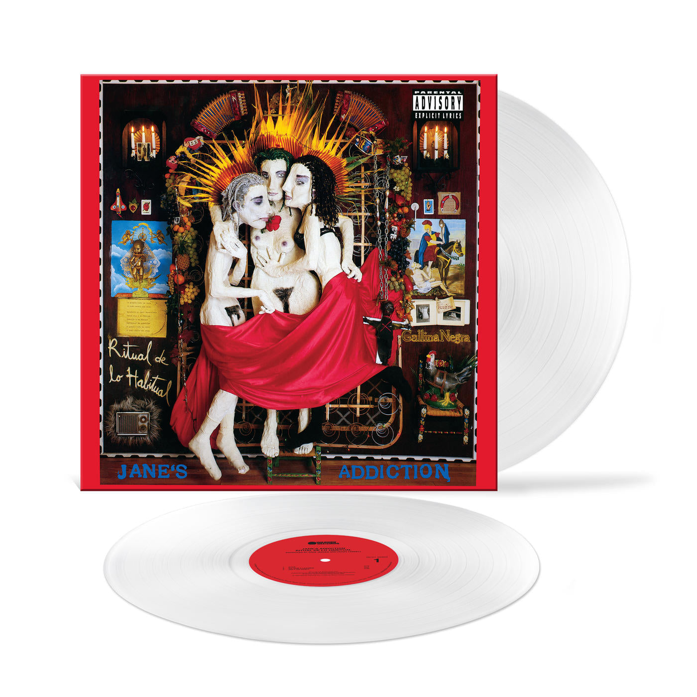 JANE'S ADDICTION 'RITUAL DE LO HABITUAL' 2LP - CLEAR/TRANSLUCENT PEARL