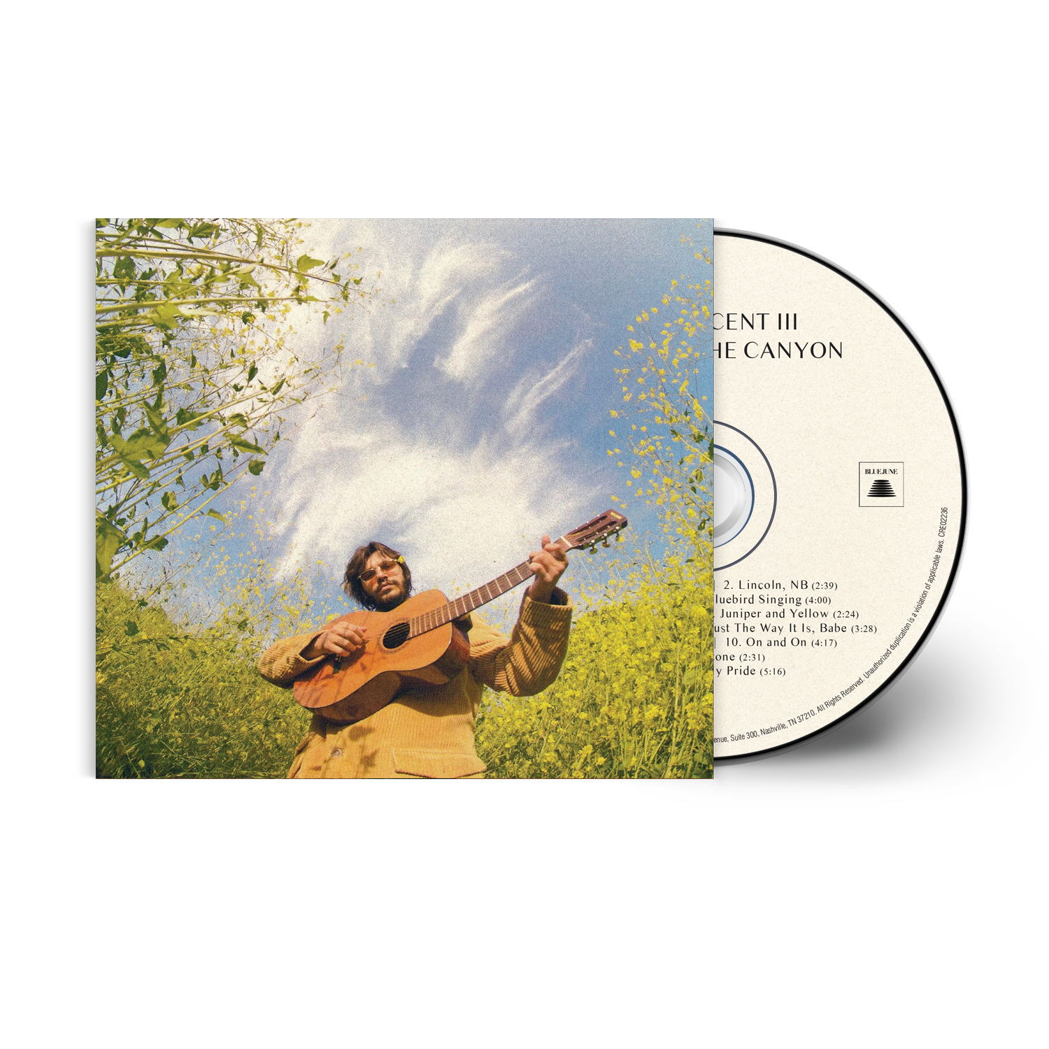JOHN VINCENT III 'SONGS FOR THE CANYON' CD