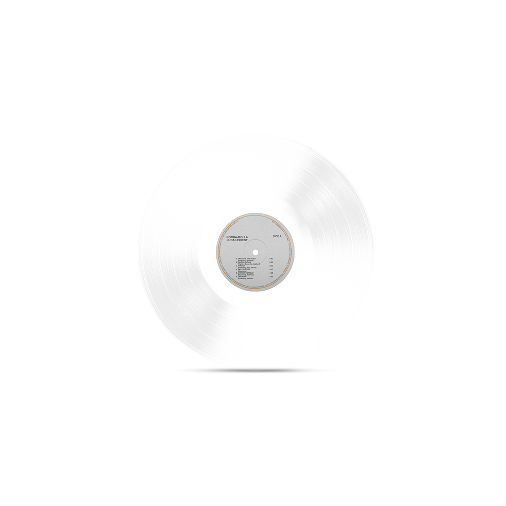 JUDAS PRIEST 'ROCKA ROLLA' 50TH ANNIVERSARY LP (Glass Clear Vinyl)