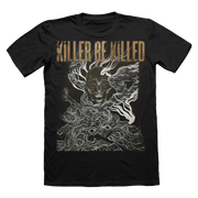 KILLER BE KILLED ARTIST SERIES : ZAC SHEINBAUM 'SMOKESKULL' T-SHIRT ON BLACK