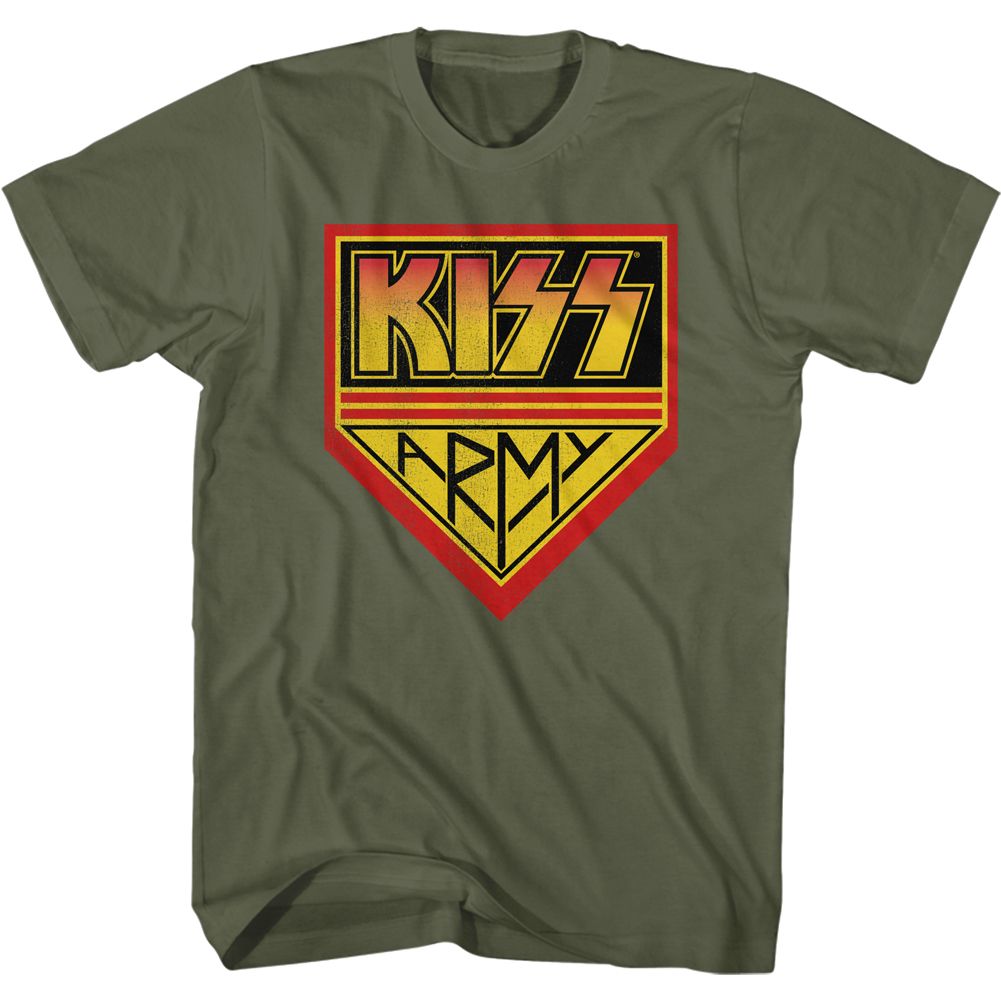 KISS - ARMYGREEN SHIRT