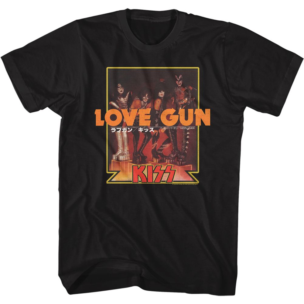 KISS - LOVE GUN JAPANESE TXT SHIRT