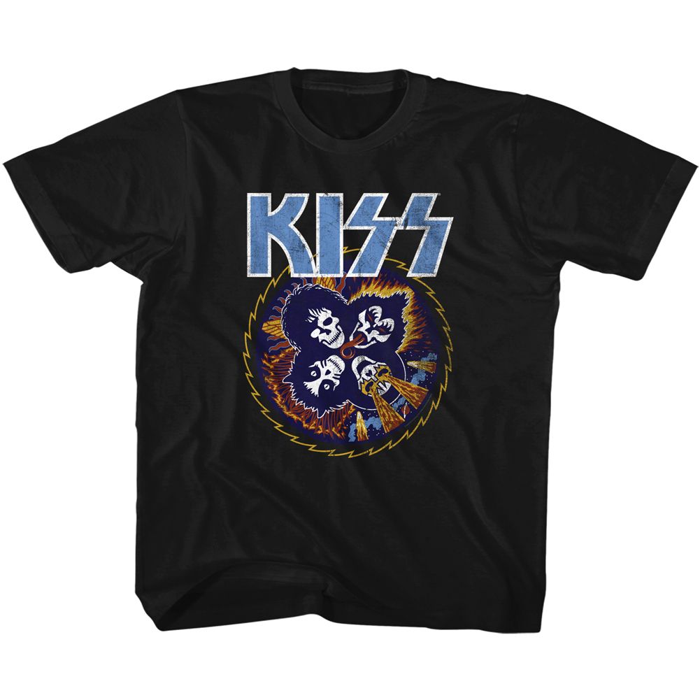 KISS - SKULL CIRCLE TODDLER SHIRT