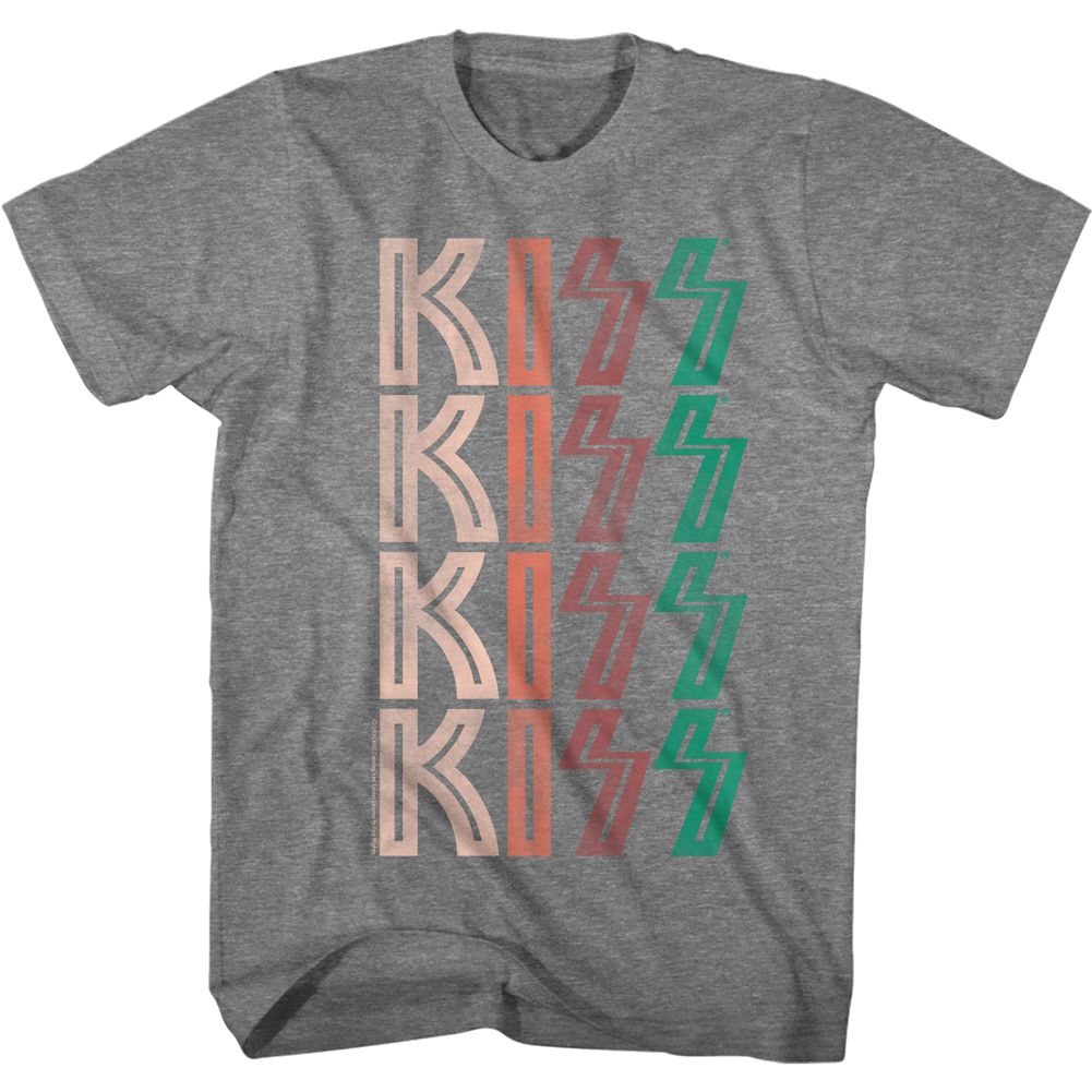 KISS - WASHED OUT LOGO SHIRT