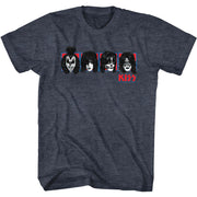 KISS - SQUARES SHIRT