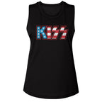 KISS - FLAG KISS LADIES SHIRT