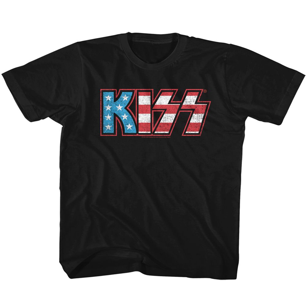 KISS - FLAG KISS YOUTH SHIRT
