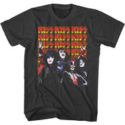 KISS - LOTS OF LOGOS SHIRT